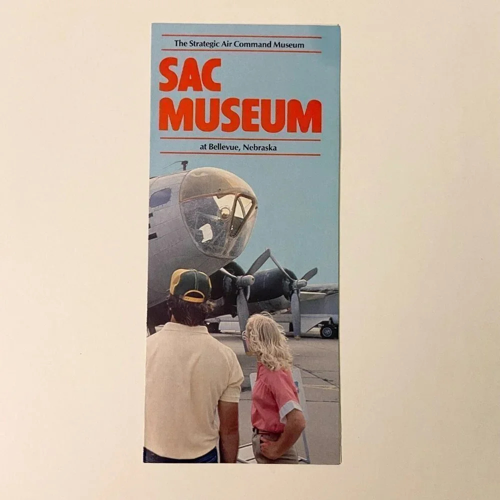 Vintage The Strategic Air Command Museum Sac Museum Nebraska Brochure Pamphlet